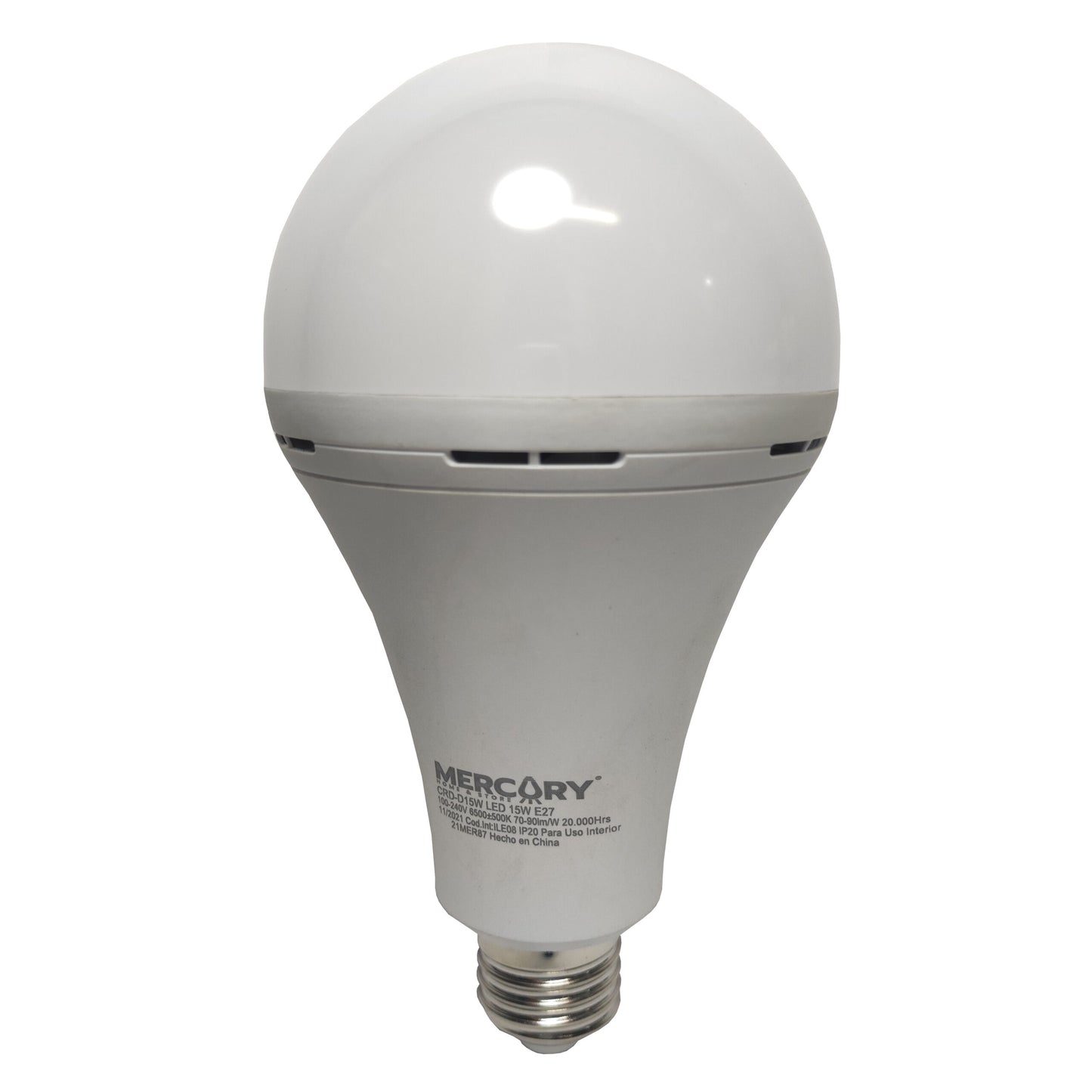BOMBILLO LED 9W BLANCO E27 RECARGABLE