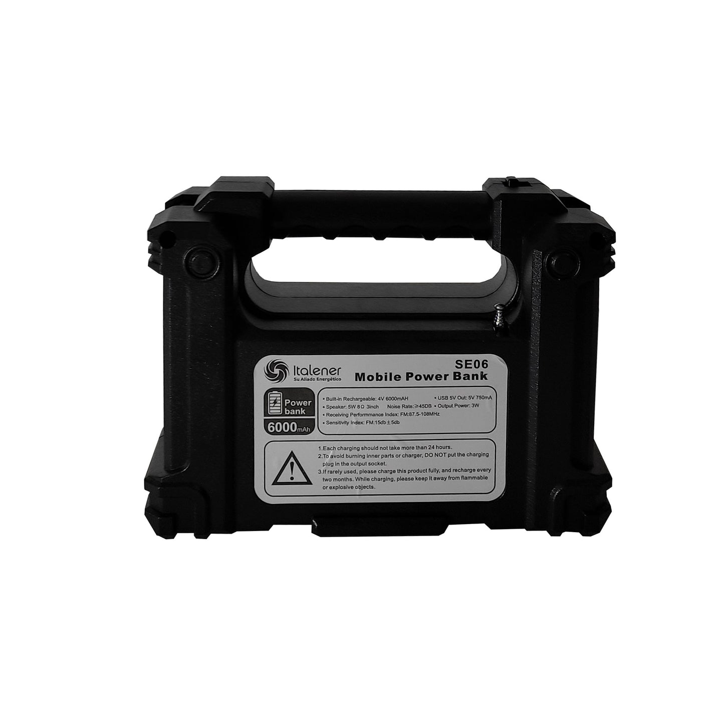 RADIO PORTÁTIL MULTIF BLUETOOTH SE06 LITHIUM IMP