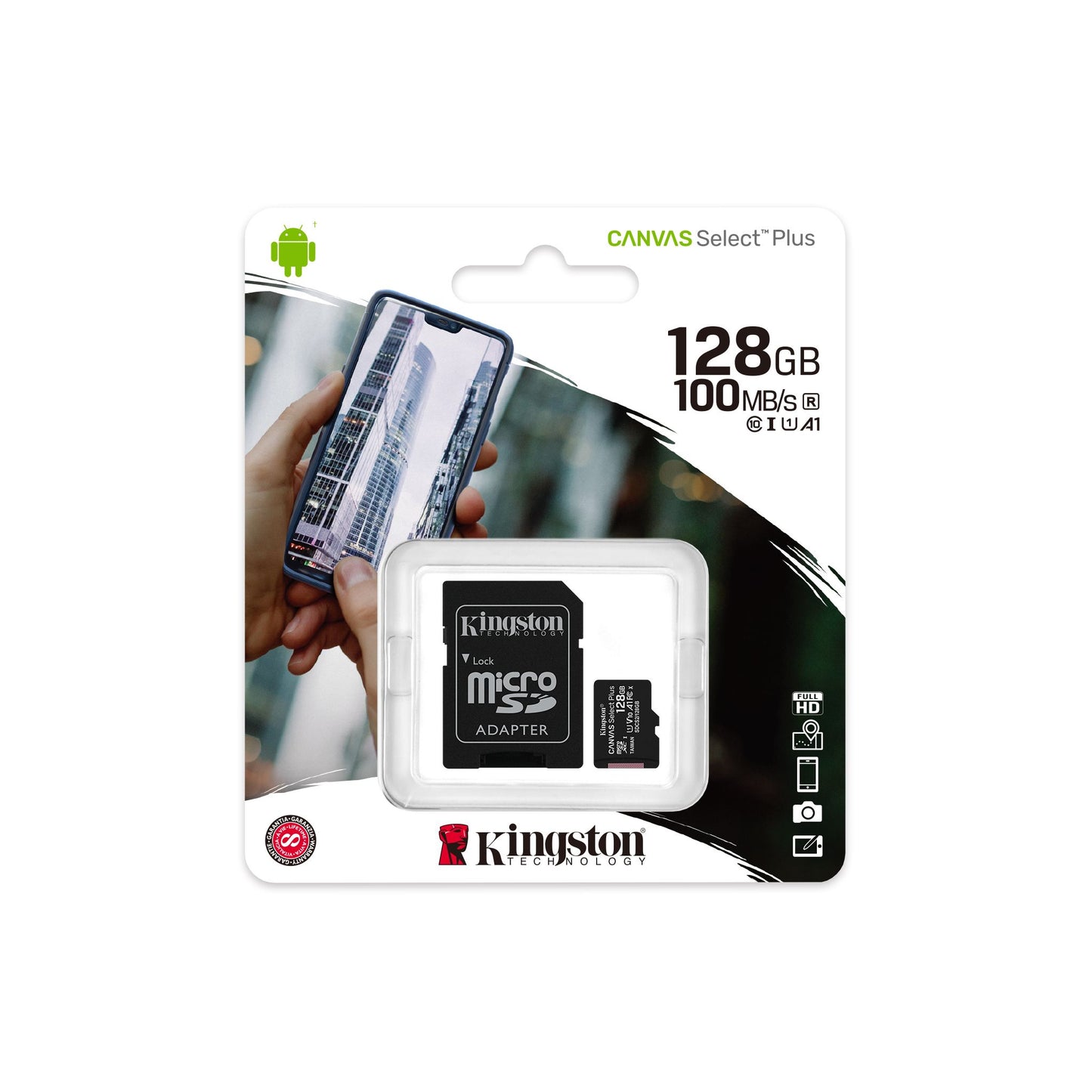 MEMORIA MICROSD 128GB CLASE 10