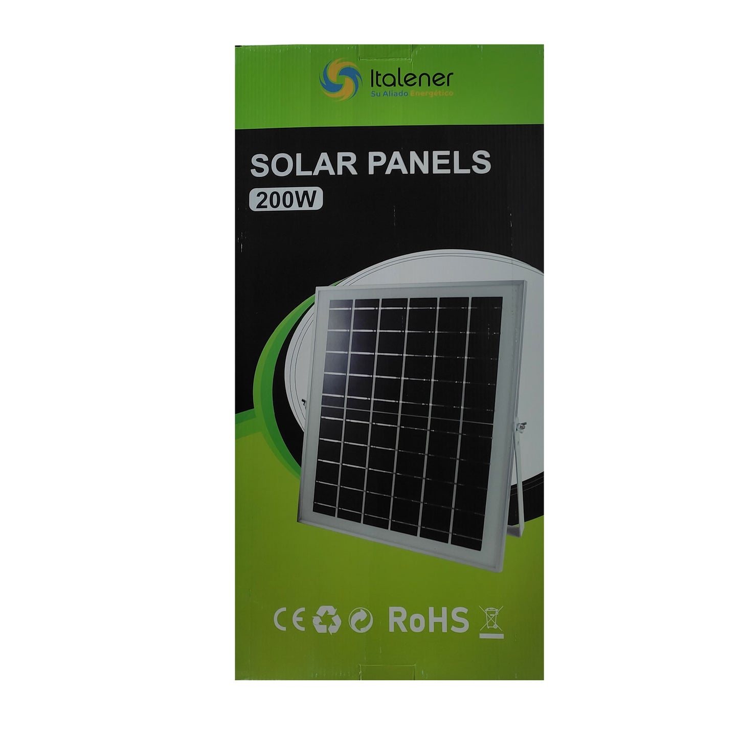 REFLECTOR LED 200 W C/CONTROL REMOTO Y PANEL SOLAR