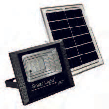 REFLECTOR LED MULTICOLOR 50W REFLECTOR SOLAR DE 100W C/CAM C/PANEL SOLAR IMP