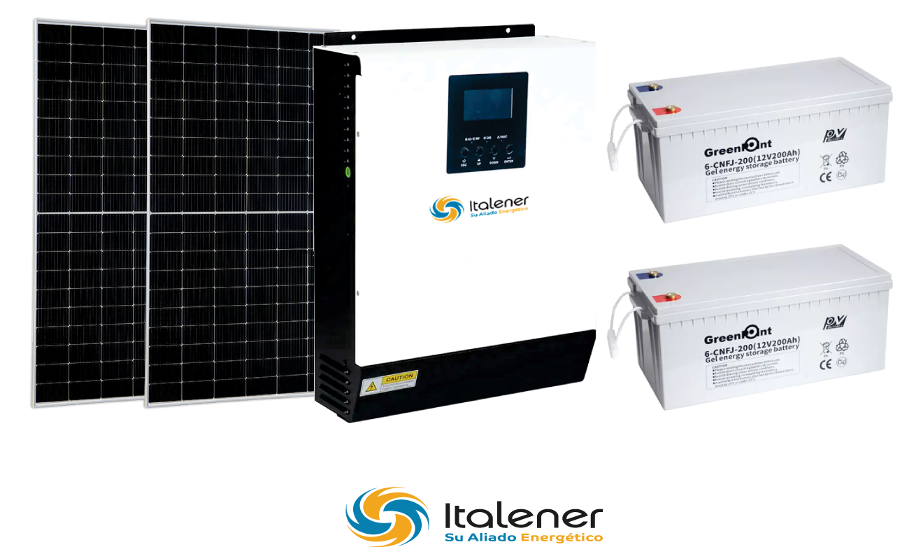 KIT SOLAR DE 1KVA