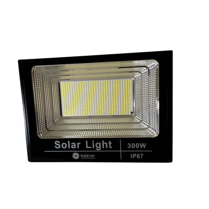 REFLECTOR LED 300W C/CONTROL REMOTO Y PANEL SOLAR