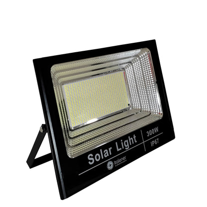 REFLECTOR LED 300W C/CONTROL REMOTO Y PANEL SOLAR